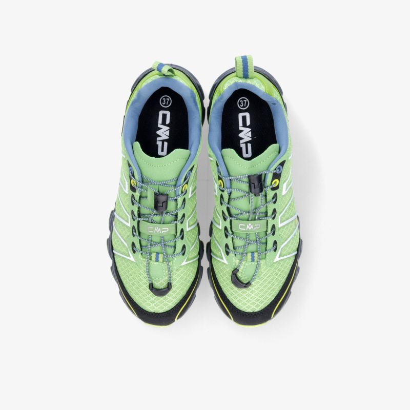 Grüne, sportliche Schuhe mit optimaler Passform und Trittsicherheit für vielseitige Outdoor-Aktivitäten.