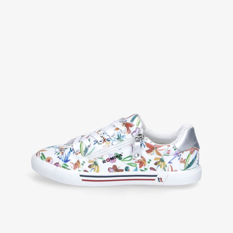 Leichter Sneaker mit buntem Blumenmuster und bequemer Passform für sportlichen, modischen Tragekomfort