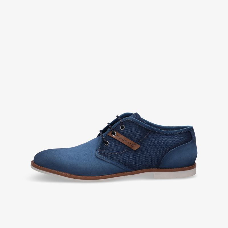 Blaue elegante Schuhe mit flacher Sohle, ideal für vielseitige Anlässe und modische Outfits