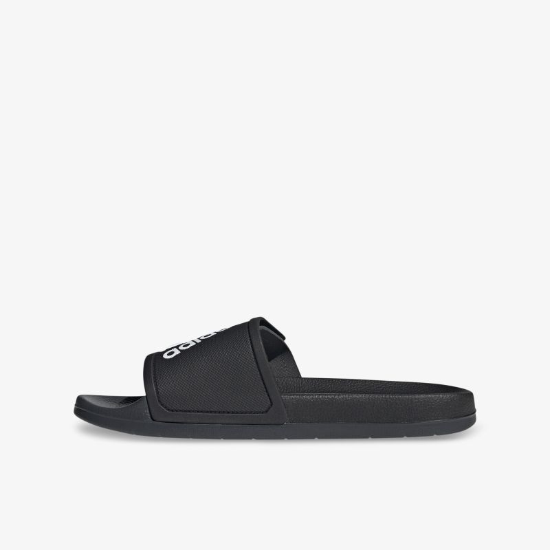 Bequeme und stylische schwarze Badesandale, leicht und rutschfest, ideal für Freizeit und Sport