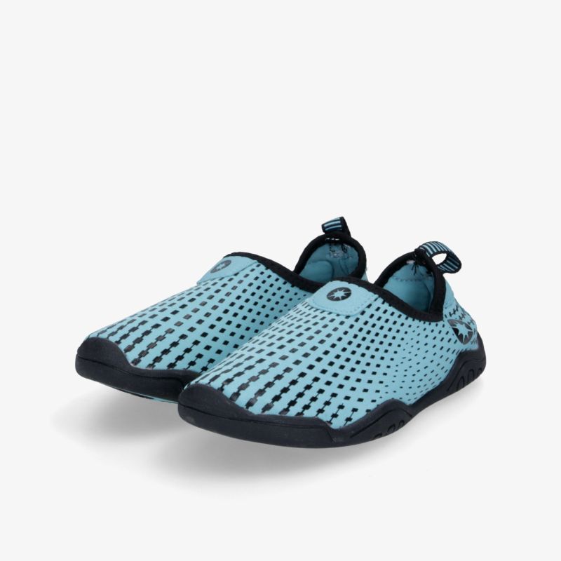 Leichtes blaues Paar Wasserschuhe, atmungsaktiv, flexibel, schnelltrocknend mit rutschfester Sohle und bequemem Sitz