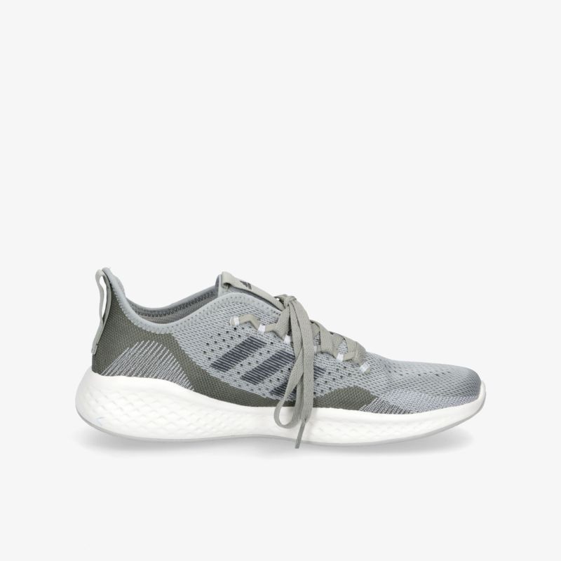 Grauer Sneaker mit atmungsaktivem Material und leichter, flexibler Sohle für höchsten Tragekomfort.