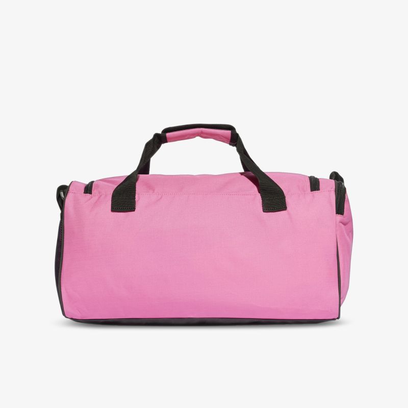 Geräumige pinke Tasche mit robusten Griffen und Reißverschlüssen für vielseitige Verwendung.