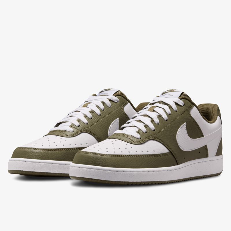 Stylische und bequeme Sneaker in grün und weiß mit schnürbarem Design
