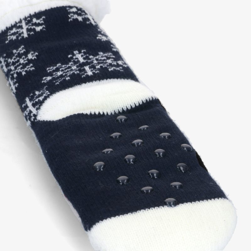 Warme, rutschfeste Kuschelsocken mit Schneeflockenmuster für gemütliche Stunden zu Hause