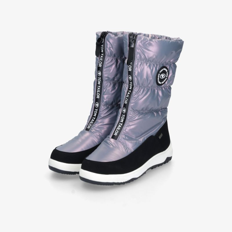 Wasserdichter Winterstiefel mit warmer Isolierung, rutschfester Sohle und bequemem Reißverschluss