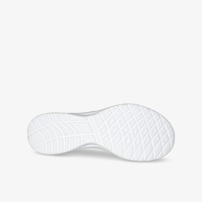 Weiße Schuhsohle mit rutschfestem, flexiblem und langlebigem Profil für optimalen Halt und Komfort