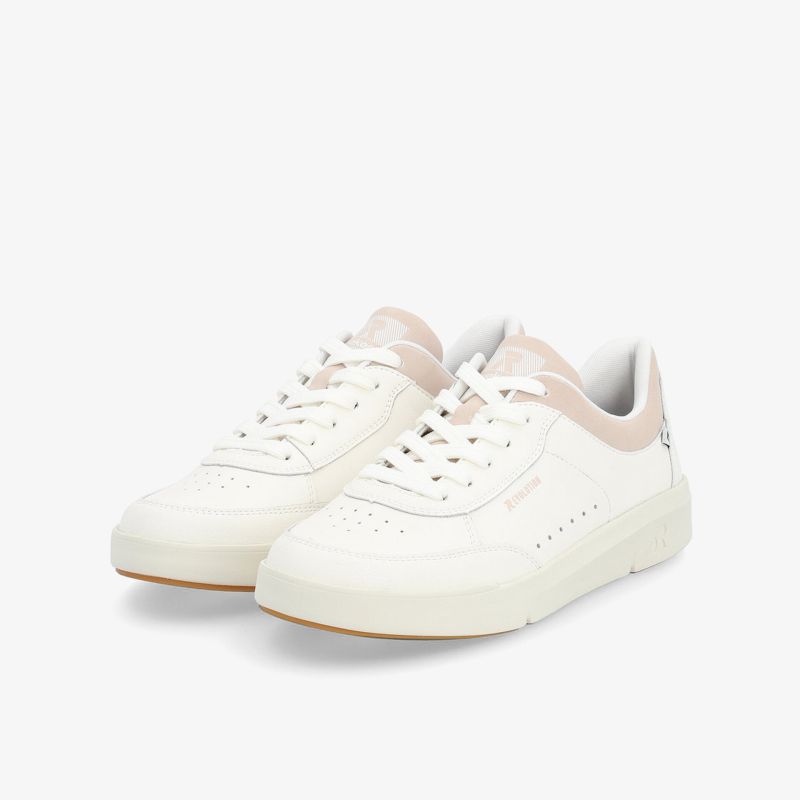 Elegante weiße Sneaker im Paar mit modernem Design und leichter Sohle, bequem und vielseitig kombinierbar