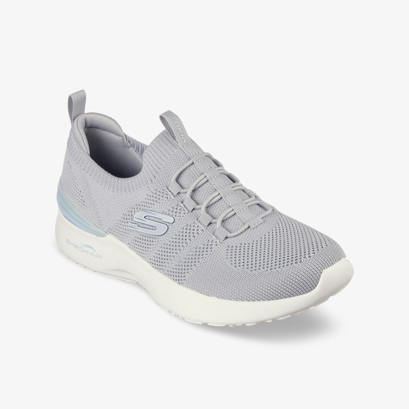 Leichter grauer Sneaker aus atmungsaktivem Material mit bequemer Passform und flexibler Sohle für sportlichen Komfort