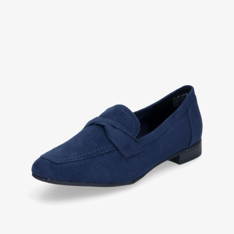 Blaue elegante Loafer mit modischem Design und bequemem Tragekomfort, ideal für vielseitige Anlässe.