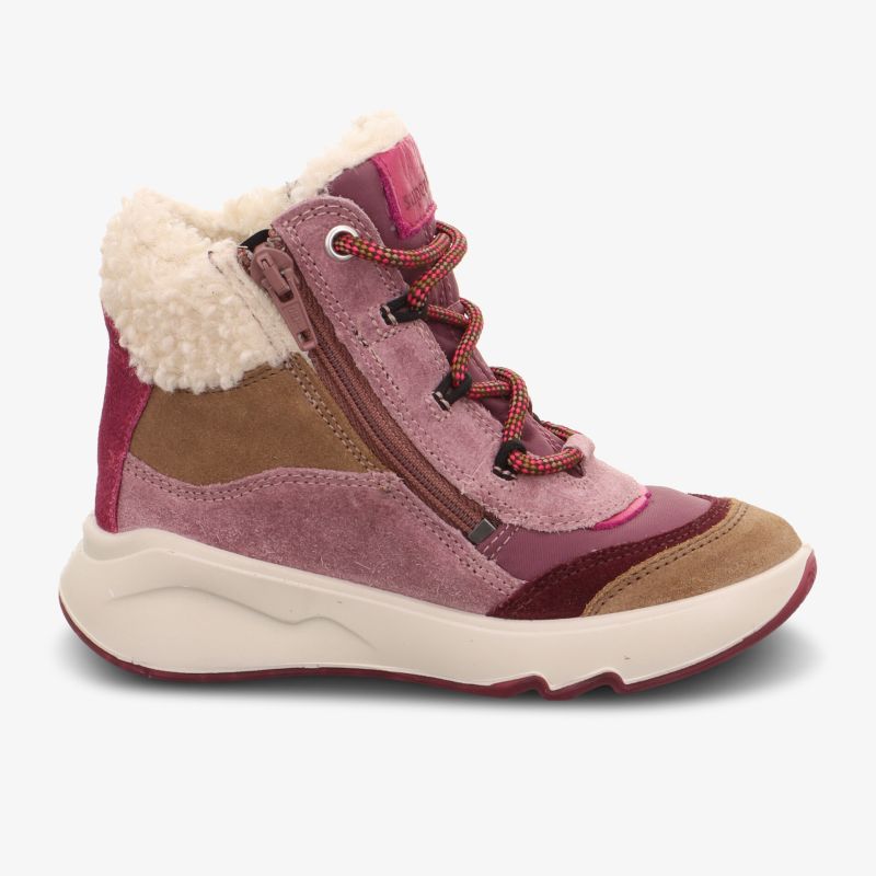 Modischer und bequemer Stiefel mit Lammfellfutter und rutschfester Sohle für wintertauglichen Komfort.