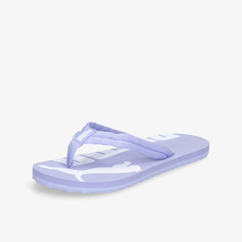 Leichte und bequeme lila Flipflops mit weichem Fußbett und rutschfester Sohle, ideal für den Sommer