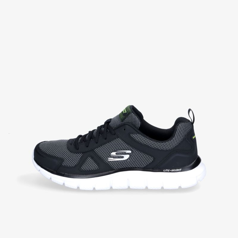 Moderner leichter Sneaker in Schwarz mit weißer Sohle und seitlichem Logo, ideal für Komfort und sportlichen Lifestyle.