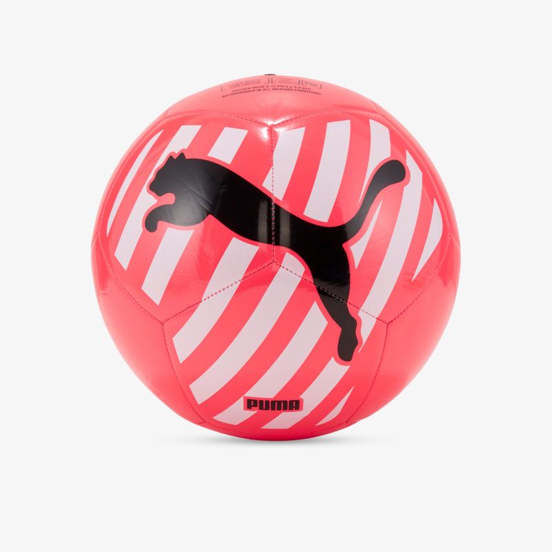 Leuchtend roter Puma Fußball mit dynamischem Design, ideal für ambitioniertes Training und intensives Spiel.