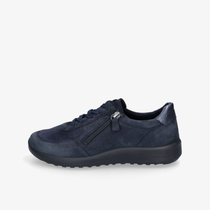 Bequemer, leichter Schuh mit seitlichem Reißverschluss und rutschfester Sohle, ideal für Alltag und Komfort