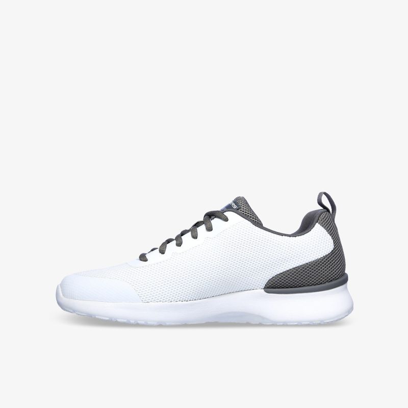 Moderner, leichter Sneaker in Weiß mit grauen Details, ideal für Sport und Freizeitaktivitäten.