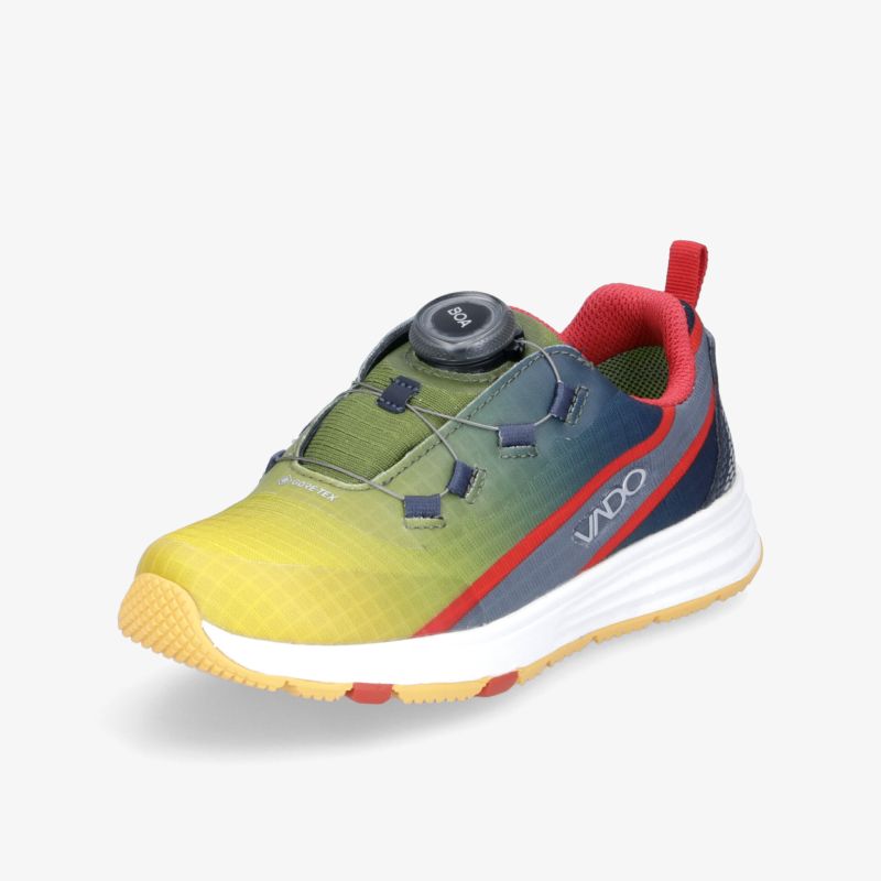 Bequemer Sneaker in buntem Design mit leichtem Klettverschluss und strapazierfähiger Sohle