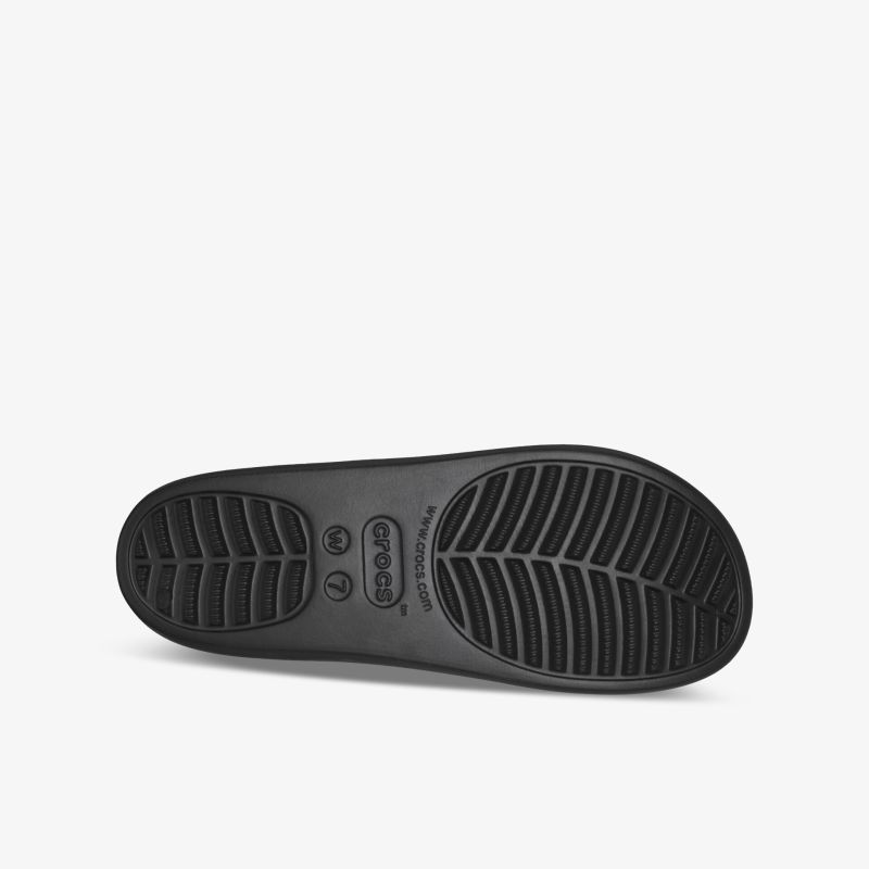 Schuhsohle schwarz mit sportlichem, rutschfestem Profil für optimalen Halt und hohe Strapazierfähigkeit