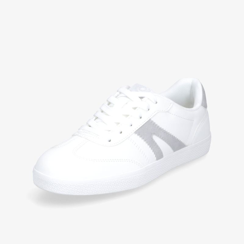 Moderner weißer Sneaker mit sportlichem Design und bequemer Passform, ideal für Alltag und Freizeit