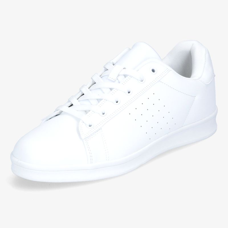 Moderner weißer Sneaker mit komfortabler Passform und zeitlosem Design, ideal für vielseitige Anlässe.