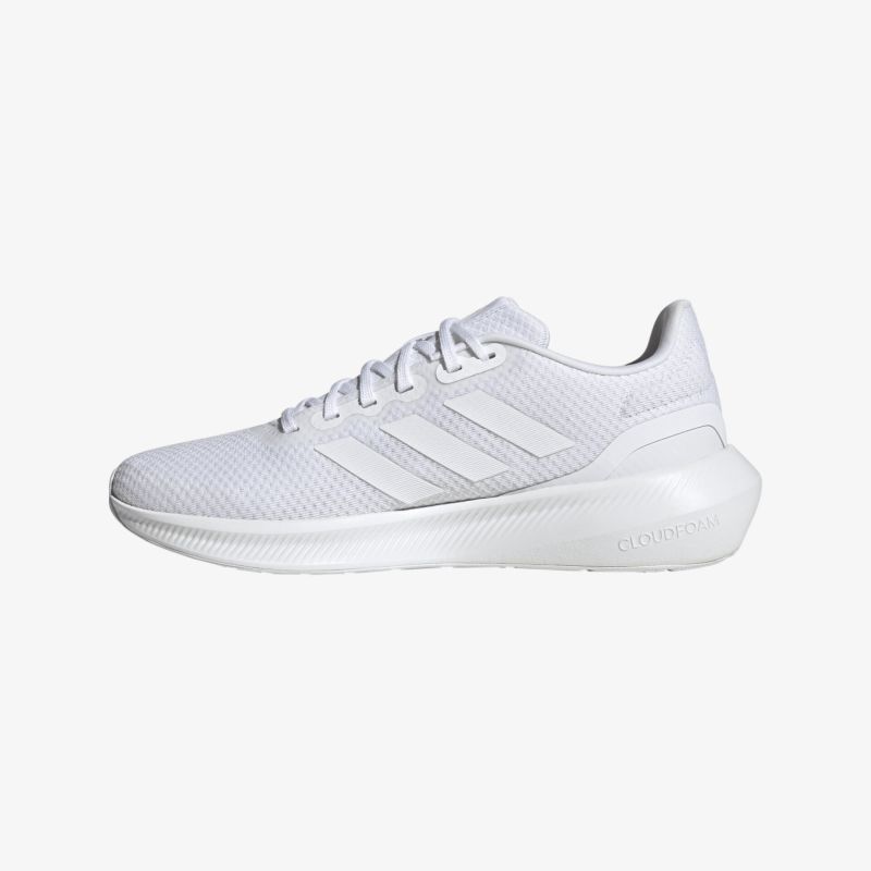 Moderner weißer Sneaker mit leichter, atmungsaktiver Konstruktion und sportlichem Design.