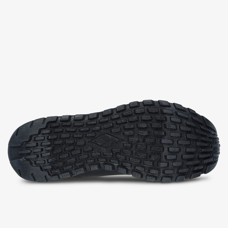 Robuste, stark profilierte Sohle mit rutschfestem Laufsohlen-Design für sicheren Halt und Langlebigkeit