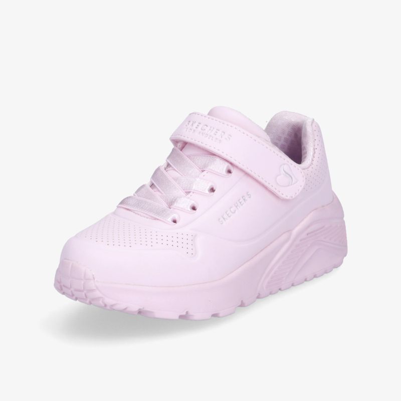 Eleganter, bequemer Sneaker in zartem Rosa mit praktischer Klettverschluss für einfachen Halt.
