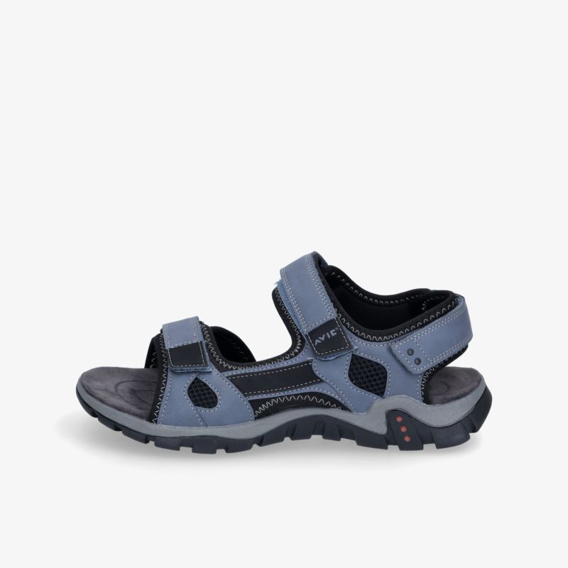 Bequeme Outdoor-Sandale mit verstellbaren Riemen und rutschfester Sohle für optimalen Halt.