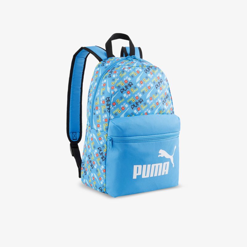 Leichter blauer Rucksack mit modernem Design und geräumigen Fächern, ideal für Alltag und Freizeit.