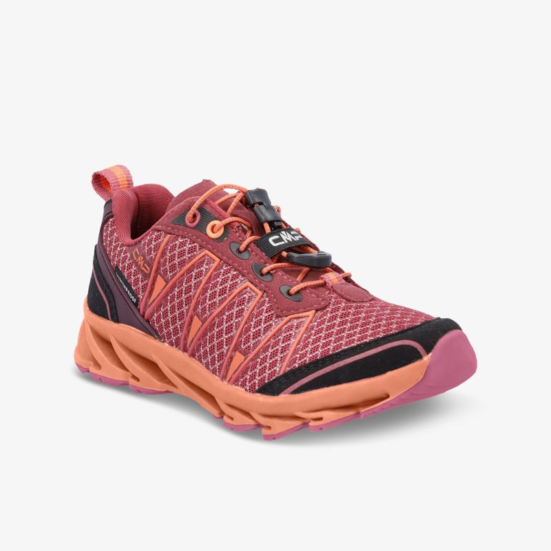 Leichter, atmungsaktiver Sportschuh in Rosa und Orange mit gepolsterter Innensohle und rutschfester Laufsohle