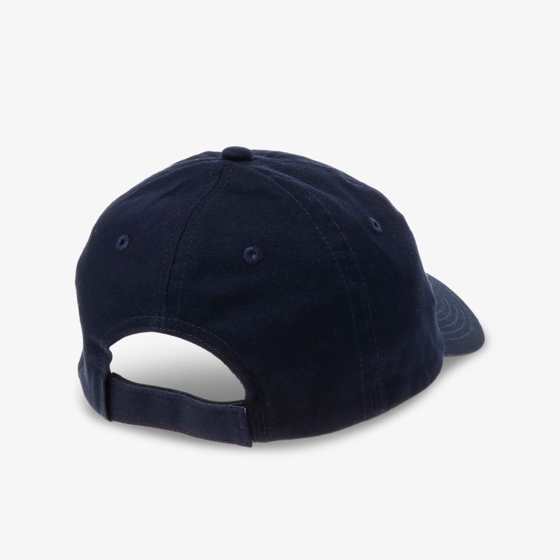 Elegante dunkelblaue Baseballkappe mit verstellbarem Riemen für optimalen Komfort und Stil.