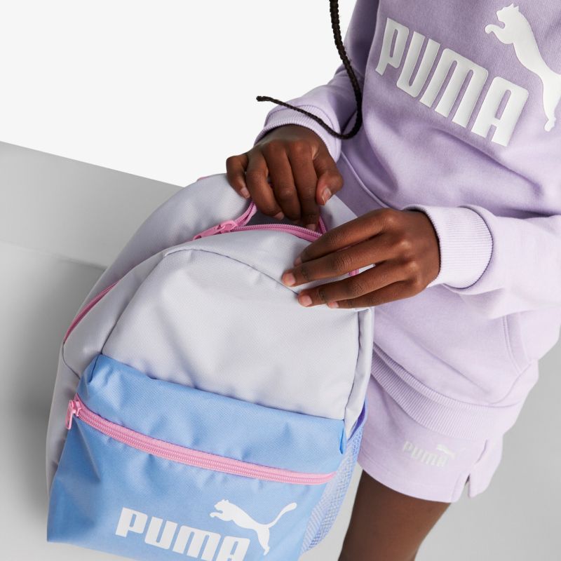 Stylischer Puma Rucksack in Pastellfarben mit geräumigen Fächern und bequemen Trageriemen.