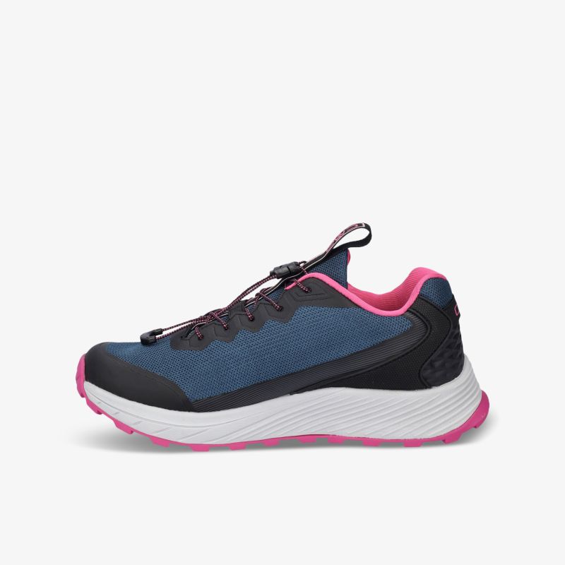 Moderner, komfortabler Sportschuh mit rutschfester Sohle und auffälligem Farbdesign.