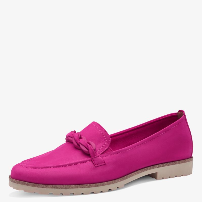 Stylischer pinkfarbener Slipper mit weichem Material und rutschfester Sohle für angenehmen Komfort