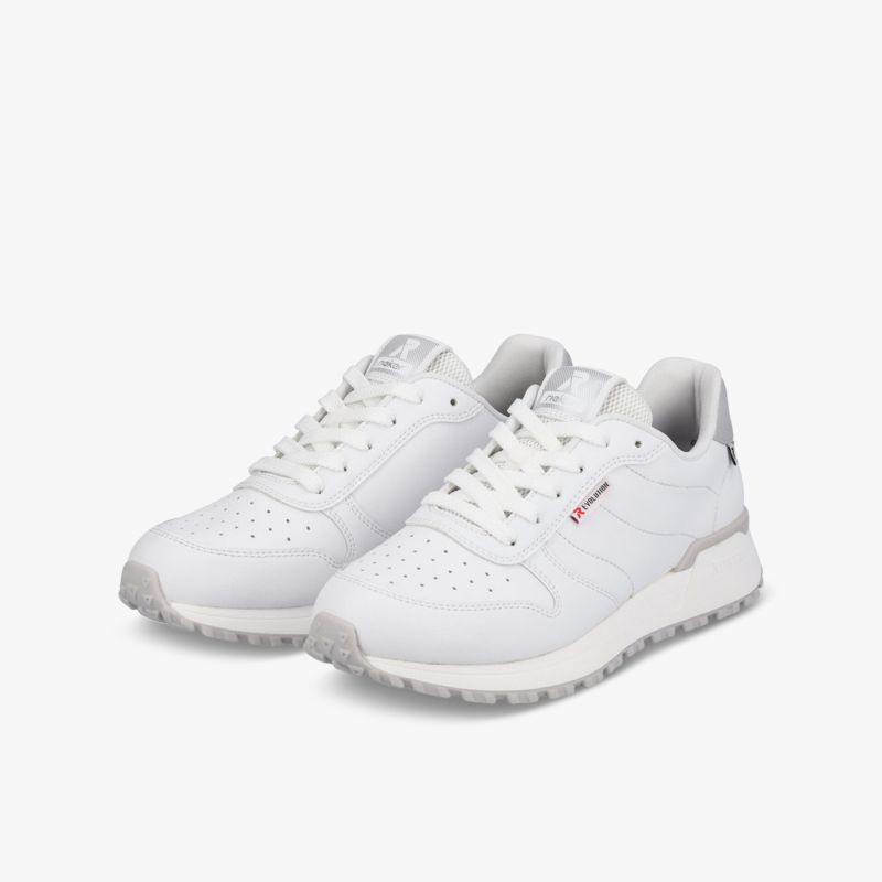 Moderne weiße Sneaker mit bequemer Passform und stylischem Design für sportlichen und vielseitigen Einsatz.