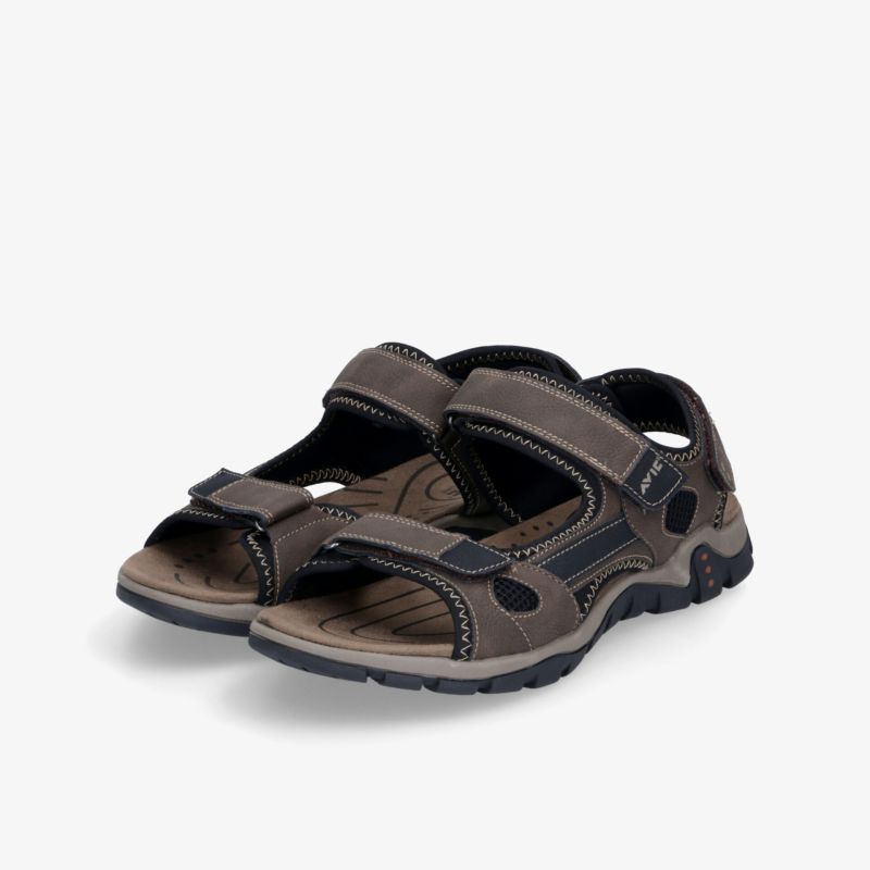 Bequeme und robuste Sandalen mit verstellbaren Klettverschlüssen und rutschfester Sohle für optimalen Tragekomfort