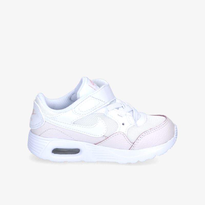 Moderner weißer Sneaker mit Klettverschluss und luftgepolsterter Sohle für hohen Tragekomfort.