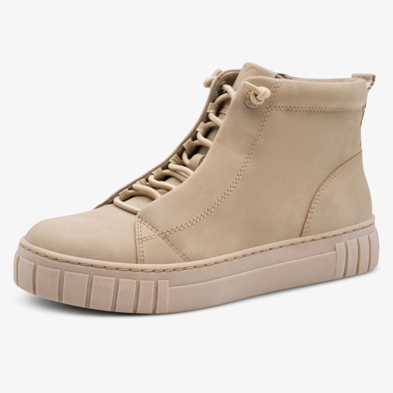 Bequemer knöchelhoher Sneaker mit robuster Sohle und modernem, schlichtem Design aus weichem Material