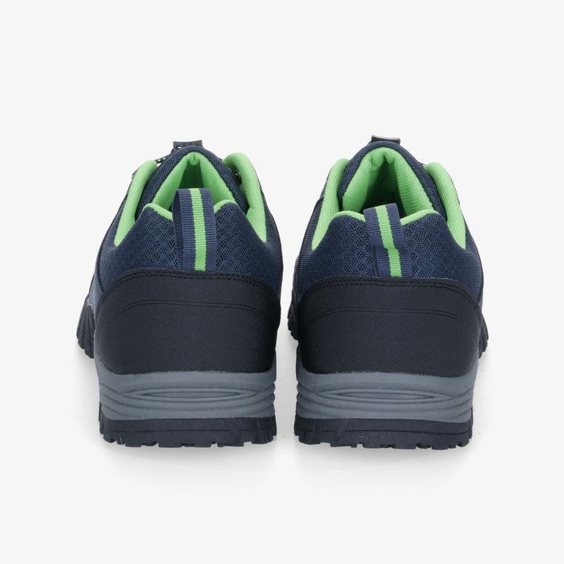 Komfortabler, sportlicher Schuh in Blau und Grün. Ideal für Freizeitaktivitäten mit strapazierfähiger Sohle.