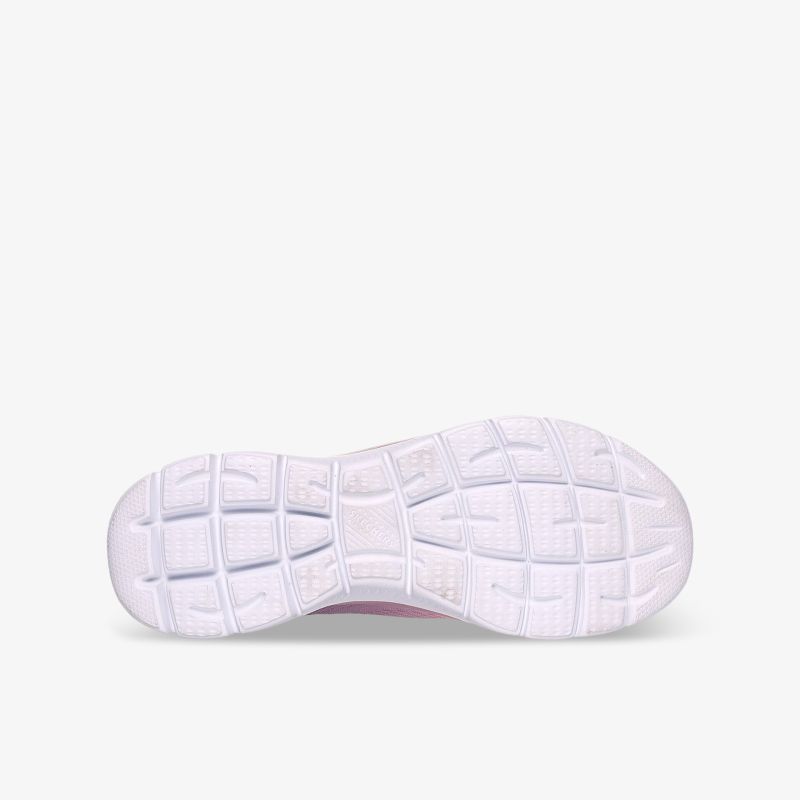 Weiße Sportschuhsohle mit flexiblem, rutschfestem Profil für optimalen Halt und komfortables Laufgefühl