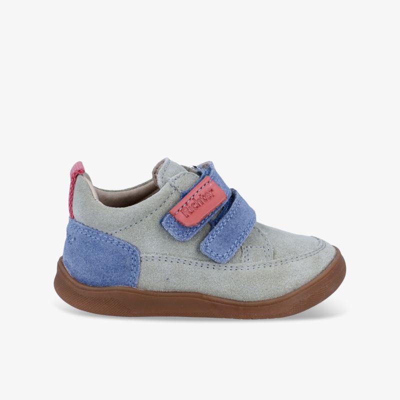 Bequemer Kinderhalbschuh mit flexiblem Velcro-Klettverschluss, rutschfester Sohle und weicher Polsterung