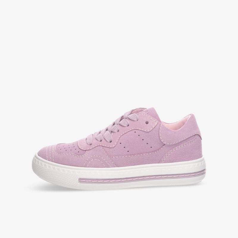 Trendiger lila Sneaker mit komfortabler Passform und rutschfester Sohle für optimalen Halt.