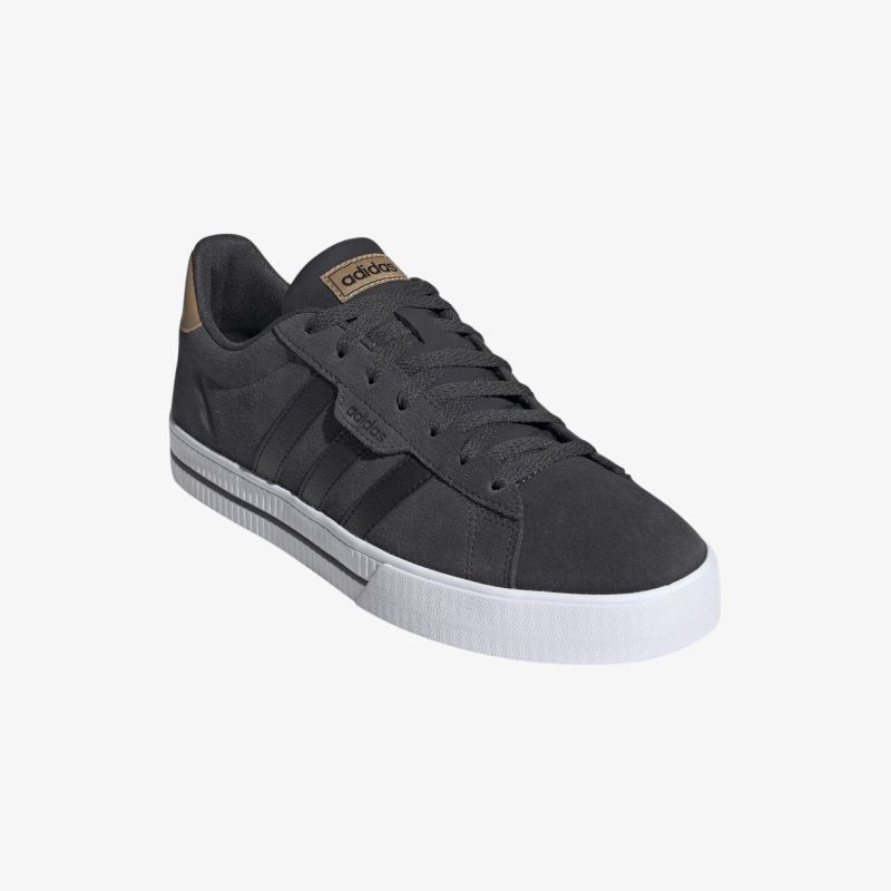 Moderner schwarzer Sneaker mit weißer Sohle, ideal für lässige und sportliche Styles. Komfortabel und vielseitig.