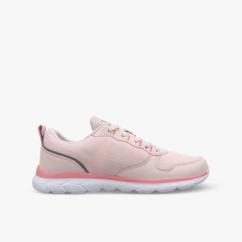 Leichter und bequemer rosa Sneaker mit atmungsaktivem Design, ideal für Freizeitaktivitäten.