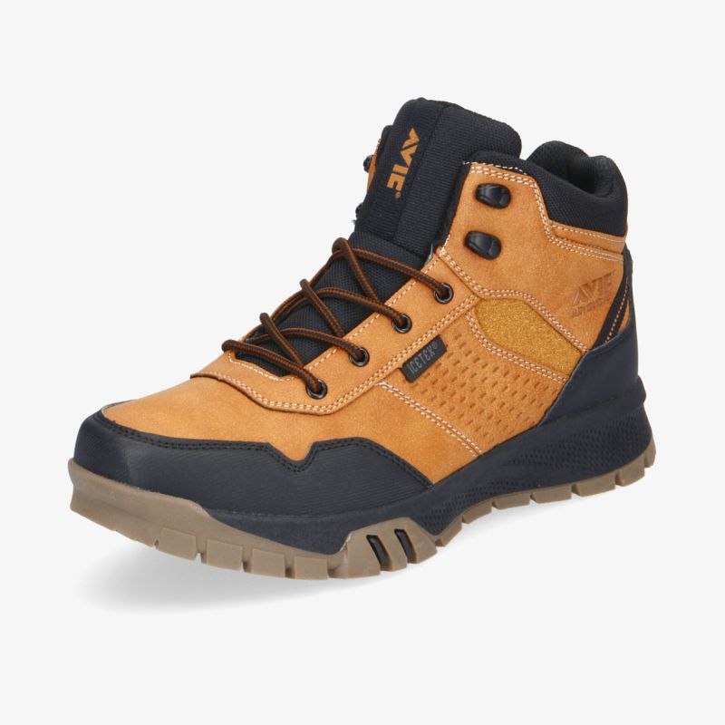 Robuster und wasserfester Outdoor-Stiefel mit rutschfester Sohle für optimalen Komfort und Halt im Gelände.