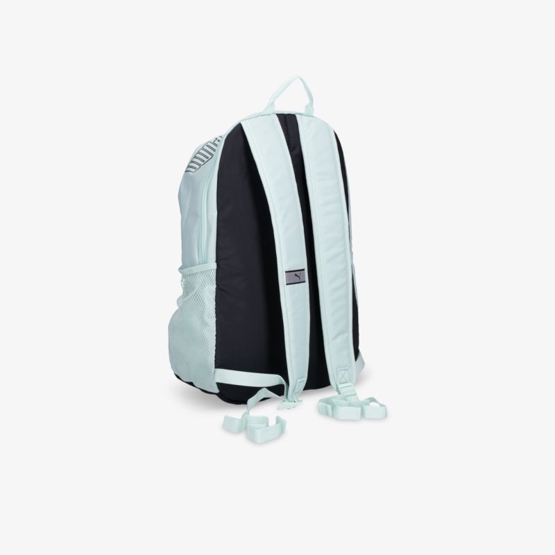 Moderner Rucksack in Schwarz-Weiß, geräumig und komfortabel für alltägliche Nutzung.