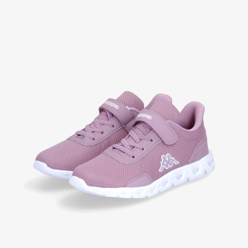 Moderne lila Sneaker mit flexiblem Design und gepolsterter Sohle für komfortable Schritte.
