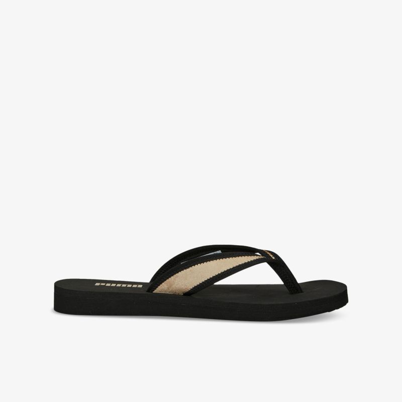 Bequeme und stilvolle schwarze Flip-Flops für den Sommer, ideal für Alltag und Freizeit.