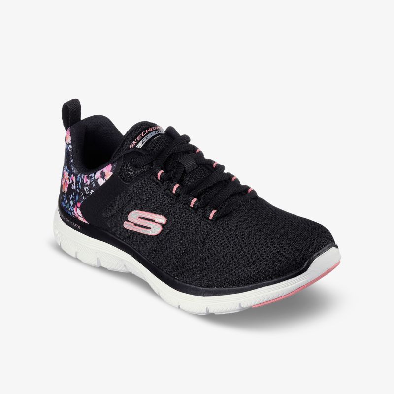 Sportlicher Sneaker mit floralem Akzent, bequemer Passform und rutschfester Sohle für vielseitige Looks.