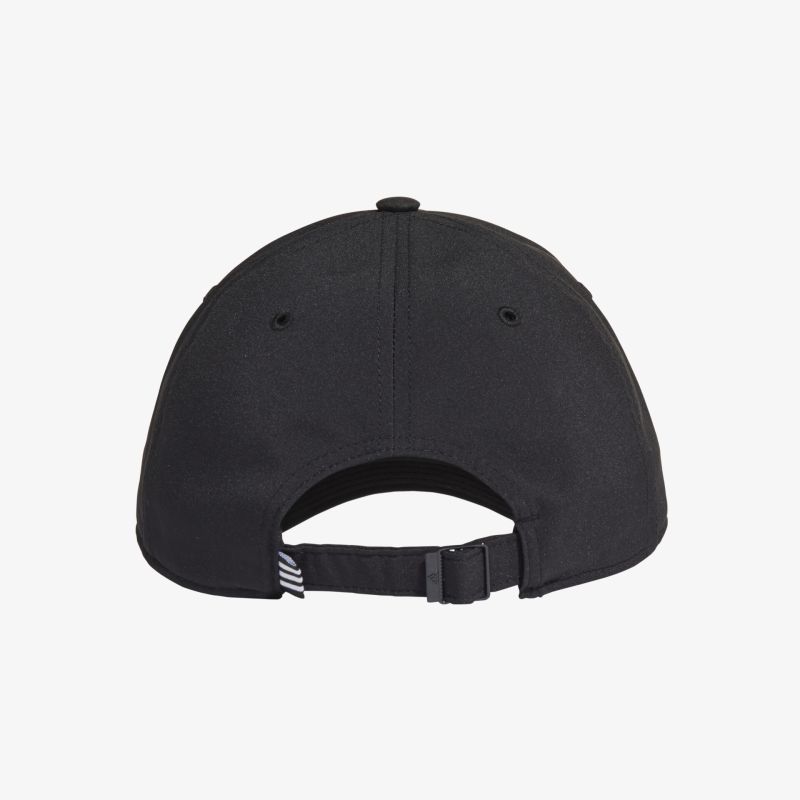 Schwarze Basecap mit verstellbarem Riemen für optimalen Komfort und klassisches Design